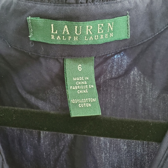 Ralph Lauren ruffled blouse, size 6 - Picture 2 of 3